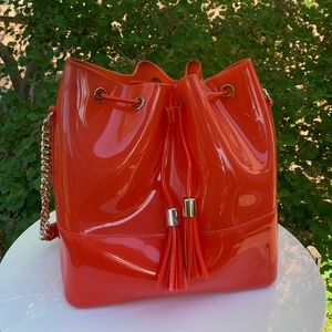 Kartell Grace K Bucket Bag (Coral) MADE IN ITALY
